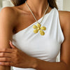 Jewelry Alloy Conch Pendant Necklace Sweet Style Animal Zodiac Geometric Electroplating For Women