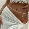 Jewelry Alloy Copper Chain Waist Chain Double Circle Style Summer Leisure