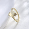 Jewelry Alloy Copper Zinc Alloy Electroplated Letter Style For Women