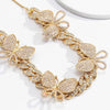 Jewelry Alloy Cuban Chain Necklace With Animals And Zodiac Pattern Retro Exaggerated Style