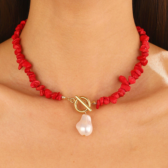 Jewelry Alloy Devil's Eye Geometric Handmade Bohemian Style Necklace For Women