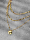Jewelry Alloy Doublelayer Clavicle Chain Snake Pendant Necklace With Geometric Pattern And Dripping Oil Design For Women