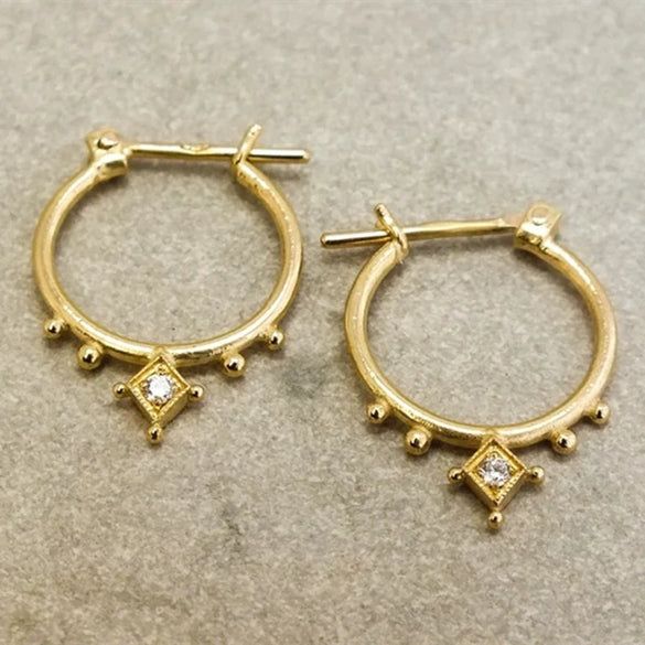 Jewelry Alloy Geometric Circle Earring
