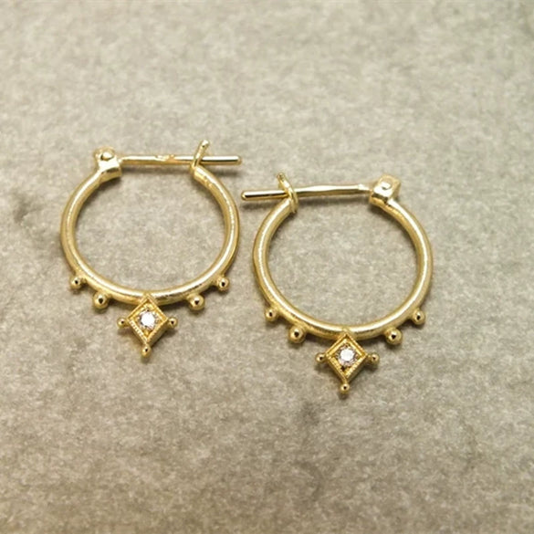Jewelry Alloy Geometric Circle Earring