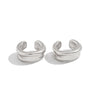 Jewelry Alloy Geometric Cshaped Nonpierced Ear Clips Electroplating Light Luxury Style For Women