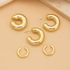 Jewelry Alloy Geometric Minimalist Electroplated Ear Clip Suit