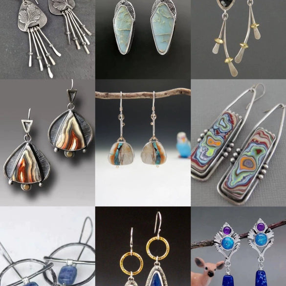 Jewelry Alloy Geometric Retro Long Tassel Spike Electroplated Earrings For Women