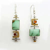 Jewelry Alloy Geometric Retro Long Tassel Spike Electroplated Earrings For Women