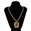 Jewelry Alloy Geometric Spiral Beaded Chain Electroplating Women's Hand Chain Clavicle Chain