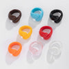 Jewelry Alloy Geometric Water Drop Hug Ring Electroplating