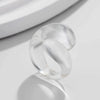 Jewelry Alloy Geometric Water Drop Hug Ring Electroplating