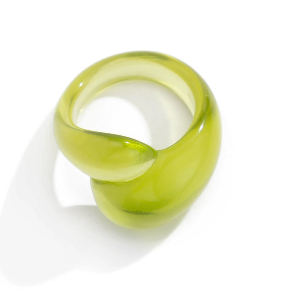 Jewelry Alloy Geometric Water Drop Hug Ring Electroplating