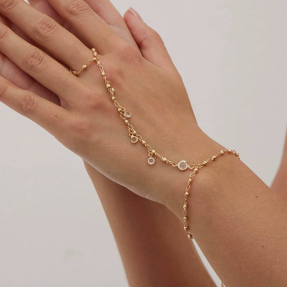 Jewelry Alloy Glossy Spring Bracelet Set Fashion Geometric Electroplating Design