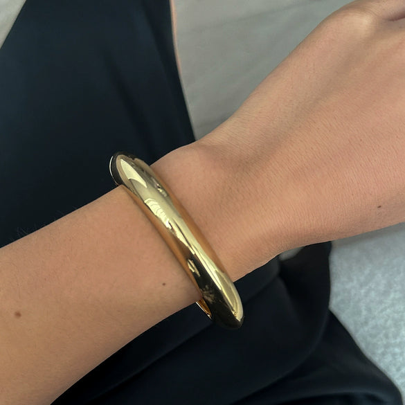 Jewelry Alloy Glossy Spring Bracelet Set Fashion Geometric Electroplating Design