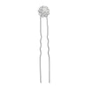 Jewelry Alloy Handmade Flower Rhinestone Ushaped Hair Fork Hair Accessories
