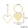 Jewelry Alloy Heart Shaped Exaggerated Baroque Pearl Women's Earrings