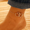Jewelry Alloy Heart Shaped Women's Anklet Simple Fashion Bohemian Style