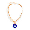 Jewelry Alloy Heartshaped Geometric Multilayer Tassel Pendant Necklace Electroplated
