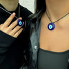 Jewelry Alloy Heartshaped Geometric Multilayer Tassel Pendant Necklace Electroplated