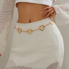 Jewelry Alloy Hollow Love Crescent Waist Chain Retro Style
