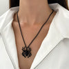 Jewelry Alloy Insect Pendant Necklace Electroplating Street Punk Three Dimensional Design