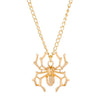 Jewelry Alloy Insect Pendant Necklace Electroplating Street Punk Three Dimensional Design