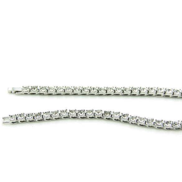 Jewelry Alloy Men's Diamondencrusted Geometric Box Chain Necklace Pendant