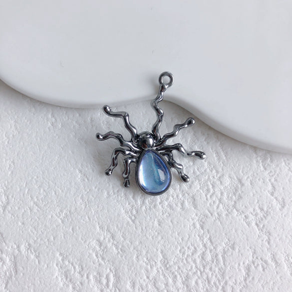 Jewelry Alloy Metallic Spider Exaggerated Funny Personality Environmental Protection