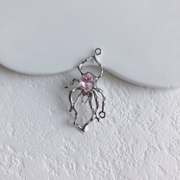 Jewelry Alloy Metallic Spider Exaggerated Funny Personality Environmental Protection