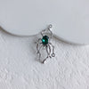 Jewelry Alloy Metallic Spider Exaggerated Funny Personality Environmental Protection