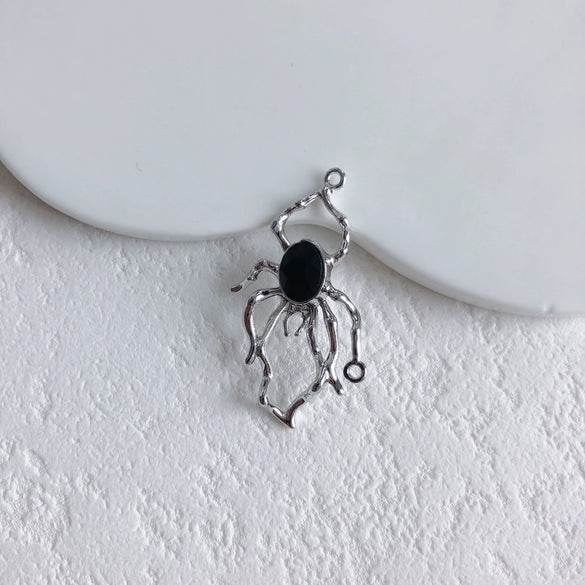 Jewelry Alloy Metallic Spider Exaggerated Funny Personality Environmental Protection