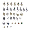 Jewelry Alloy Metallic Spider Exaggerated Funny Personality Environmental Protection