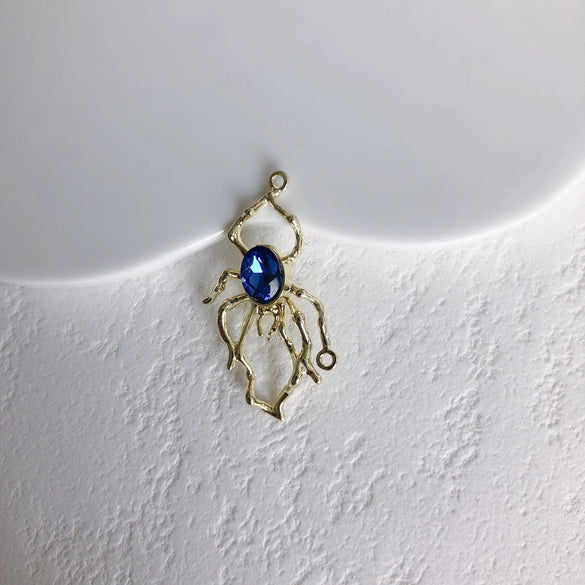 Jewelry Alloy Metallic Spider Exaggerated Funny Personality Environmental Protection