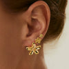 Jewelry Alloy Ocean Style Starfish Shell Animal Zodiac Electroplated Pendant Earrings And Ear Clips