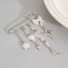 Jewelry Alloy Pastoral Star Heart Beaded Pendant Brooch Electroplated Bag Accessories