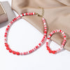 Jewelry Alloy Pearl Chain Heart Bow Geometric Sweet Style Electroplating Valentine's Day Women's Bracelet Necklace