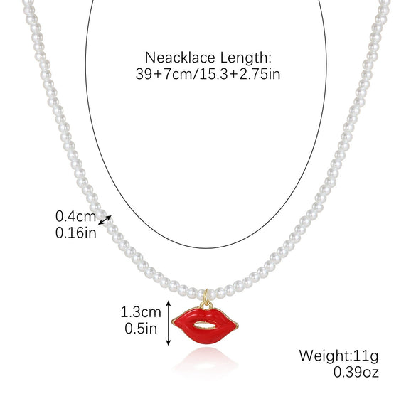 Jewelry Alloy Pearl Chain Heart Bow Geometric Sweet Style Electroplating Valentine's Day Women's Bracelet Necklace