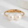Jewelry Alloy Pearl Highend Geometric Electroplated Multilayer Rebound Bracelet