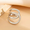 Jewelry Alloy Pearl Highend Geometric Electroplated Multilayer Rebound Bracelet