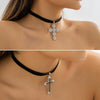 Jewelry Alloy Pendant Necklace With Geometric Pattern And Diamond For Women