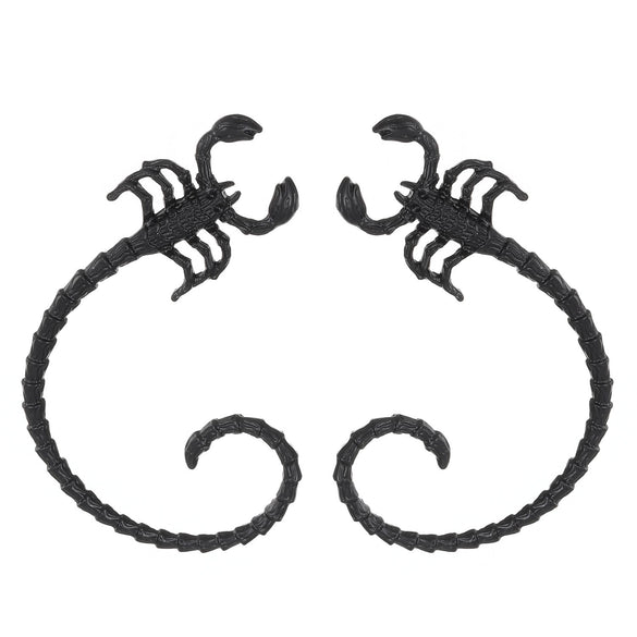 Jewelry Alloy Punk Animal Scorpion Clip Earrings Electroplating