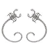 Jewelry Alloy Punk Animal Scorpion Clip Earrings Electroplating