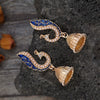 Jewelry Alloy Retro Peacock Lantern Earrings With Diamond Design