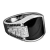 Jewelry Alloy Ring With Masonic Totem And Flower Pattern Electroplated For Women