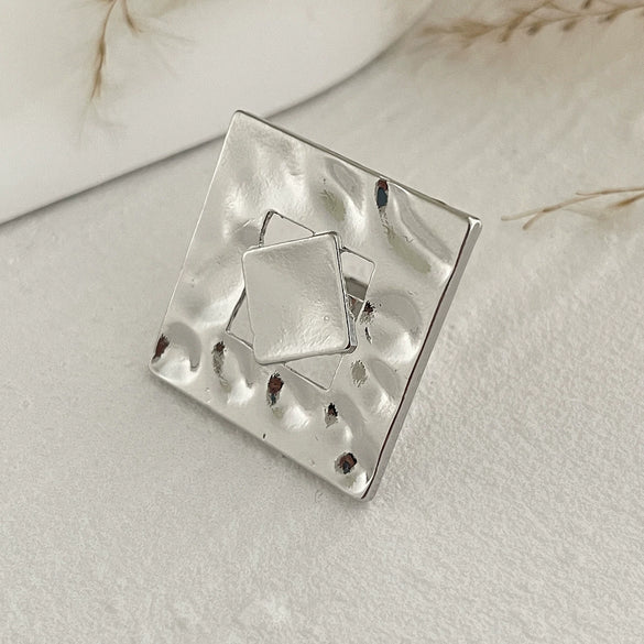 Jewelry Alloy Rings Geometric Pattern Electroplating Women's