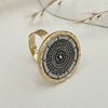 Jewelry Alloy Rings Geometric Pattern Electroplating Women's