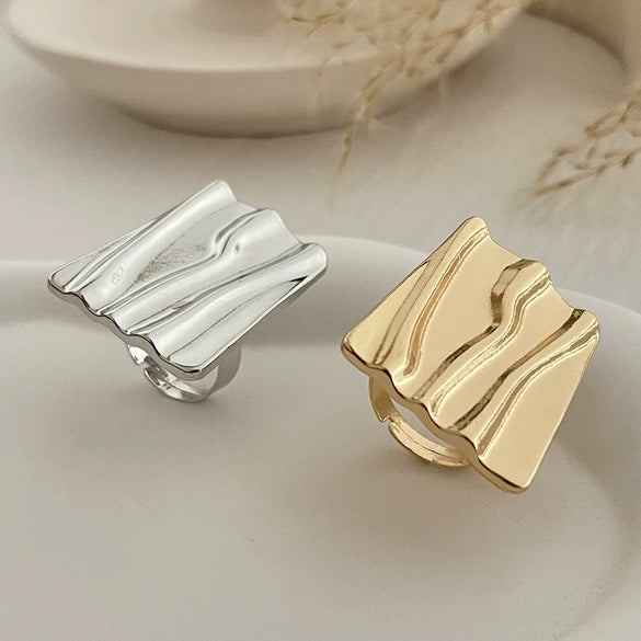 Jewelry Alloy Rings Geometric Pattern Electroplating Women's