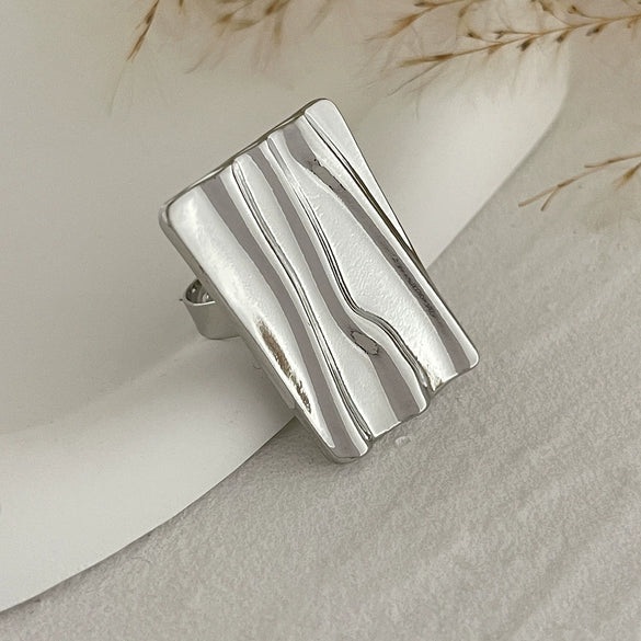 Jewelry Alloy Rings Geometric Pattern Electroplating Women's