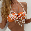 Jewelry Alloy Shell Starfish Imitation Pearl Pendant Waist Chain Body Chain