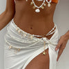 Jewelry Alloy Shell Starfish Imitation Pearl Pendant Waist Chain Body Chain